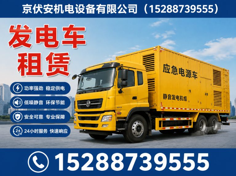 漯河静音发电车租赁展示图